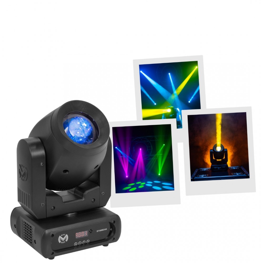 MAC MAH IZY 80 BEAM | Κινούμενη Kεφαλή Beam LED 80W