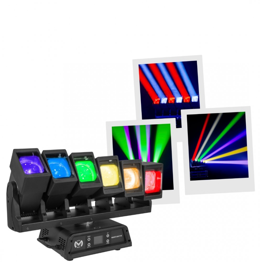 MAC MAH WAVE 660 PIX | Μπάρα Led 6x60W RGBW LEDs MAC MAH WAVE 660 PIX | Μπάρα Led 6x60W RGBW LEDs