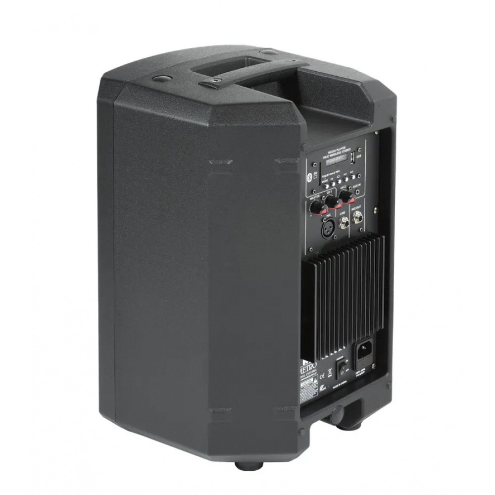 Metro Audio Systems ES208A Αυτοενισχυόμενο Ηχείο με Bluetooth - Μαύρο