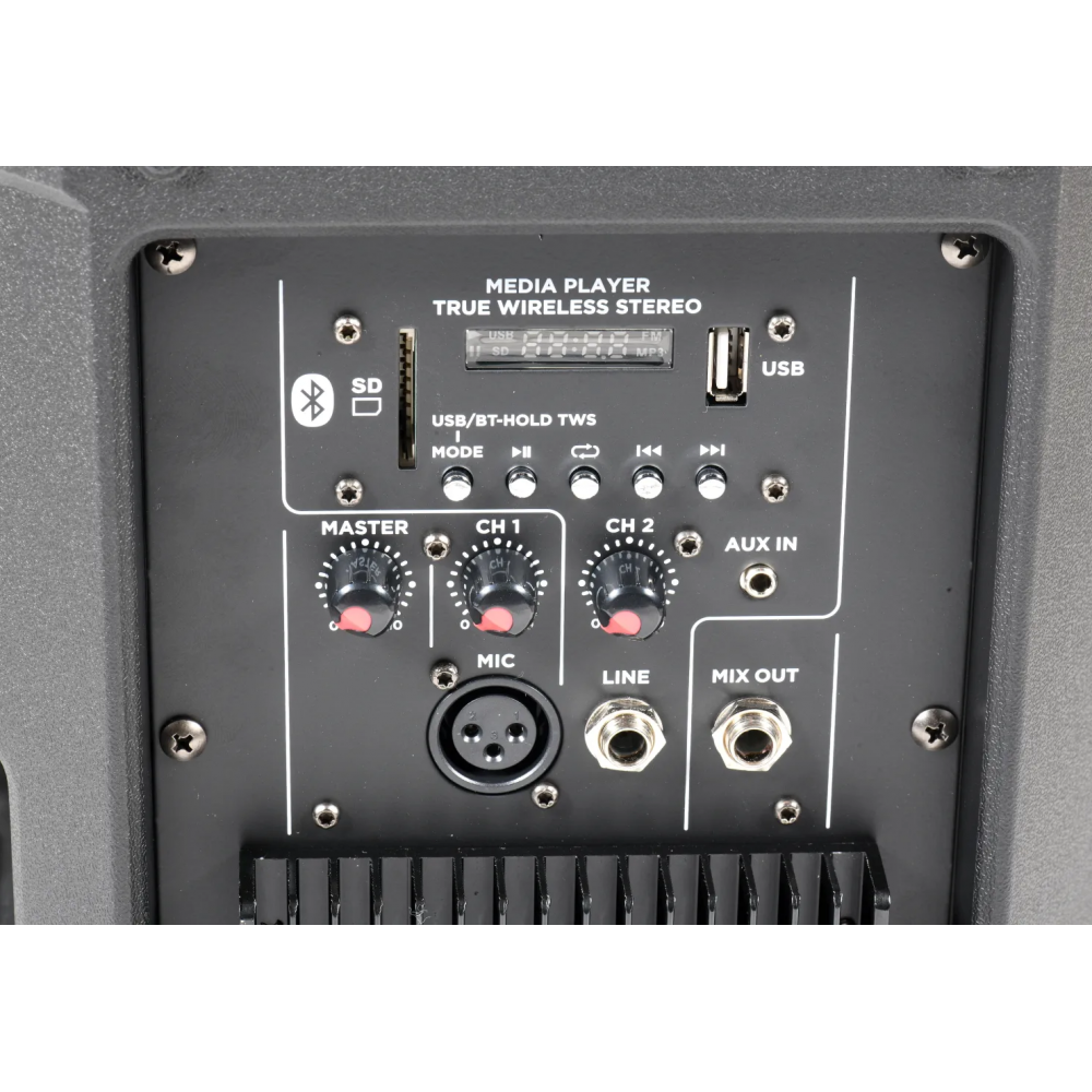 Metro Audio Systems ES210A Αυτοενισχυόμενο Ηχείο με Bluetooth - Μαύρο