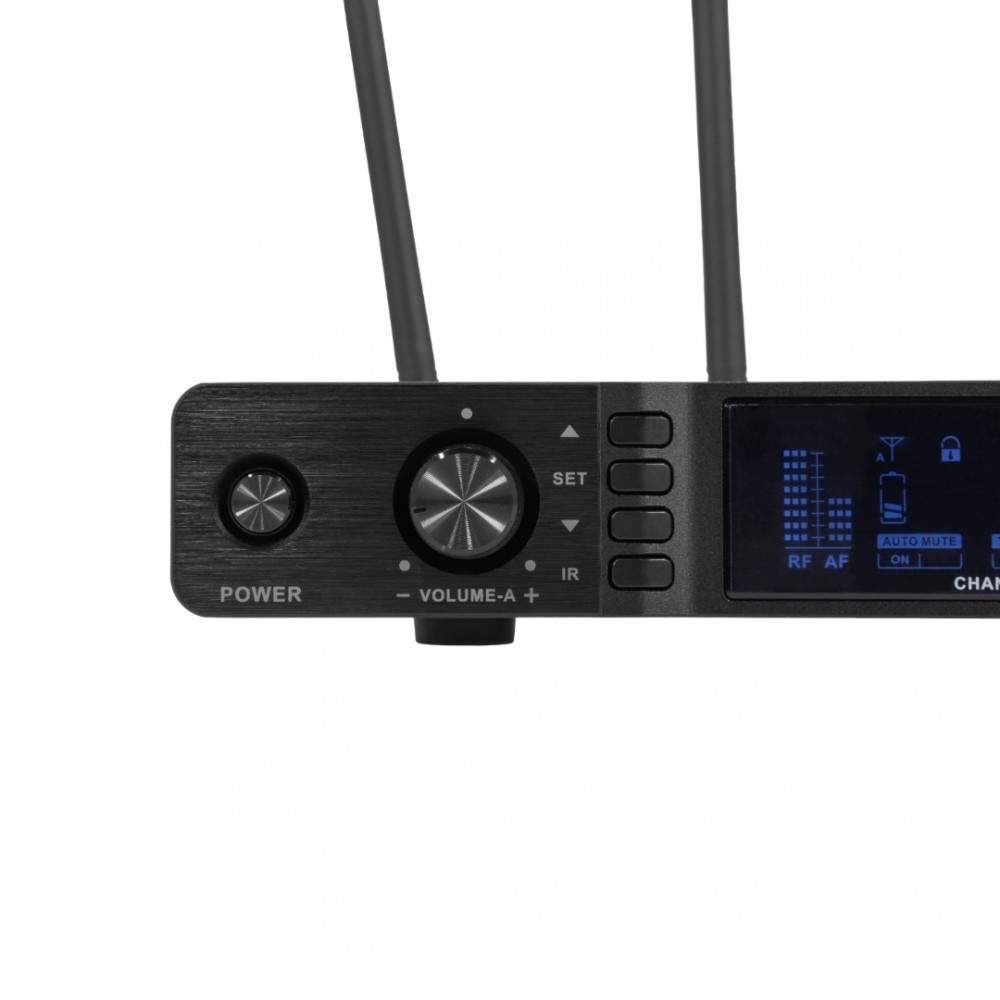 MAC MAH UHF 2000M Σετ 2x Ασύρματα Μικρόφωνα Χειρός UHF 640-690MHz με Δέκτη MAC MAH UHF 2000M Σετ 2x Ασύρματα Μικρόφωνα Χειρός UHF 640-690MHz με Δέκτη