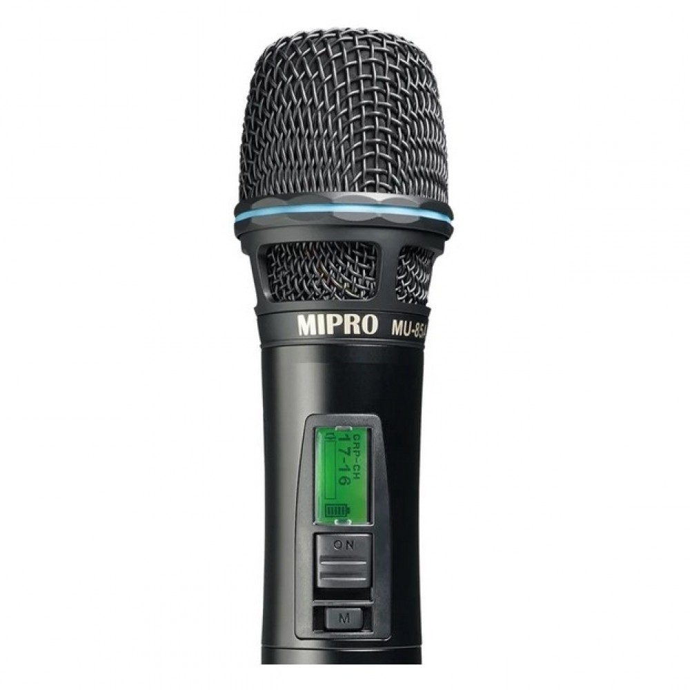 MIPRO ACT600H80 5CA UHF 494-542MHz | Ασύρματο Μικρόφωνο Χειρός με Πυκνωτική Υπερκαρδιοειδή Κάψα MU80Α & Κρυπτογράφηση