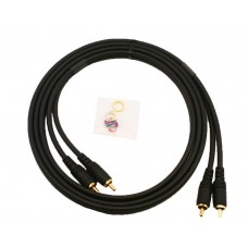 Mogami WR03 Stereo Audio 2 RCA to 2 RCA audio patch cable (1m)