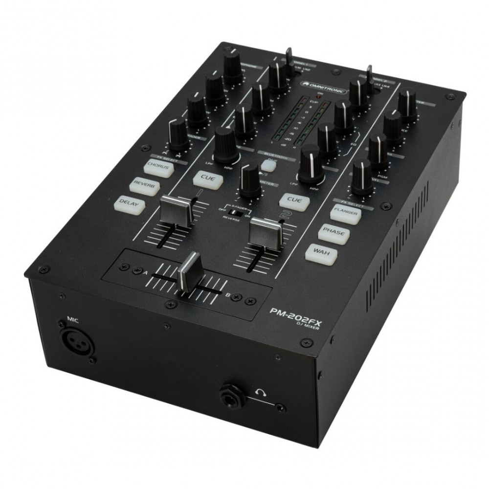 OMNITRONIC PM202FX | Mini Μίκτης DJ 2x Καναλιών με FX, Bluetooth & Φίλτρο Ήχου OMNITRONIC PM202FX | Mini Μίκτης DJ 2x Καναλιών με FX, Bluetooth & Φίλτρο Ήχου