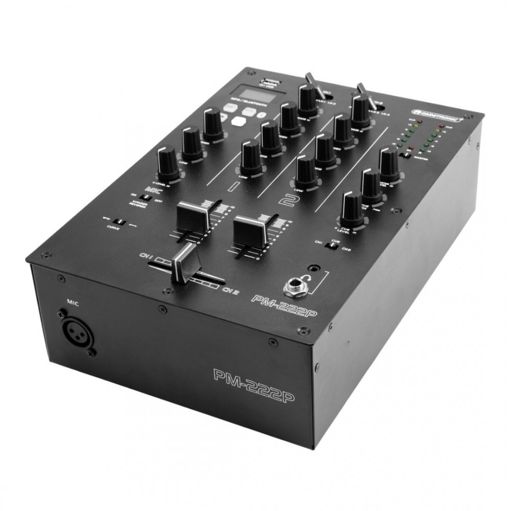 OMNITRONIC PM222P | Mini Μίκτης DJ 2x Καναλιών με Bluetooth & MP3 Player OMNITRONIC PM222P | Mini Μίκτης DJ 2x Καναλιών με Bluetooth & MP3 Player