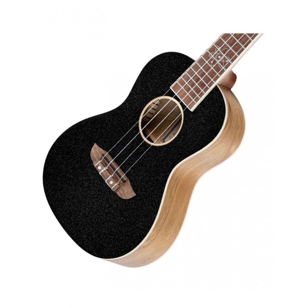 ORTEGA RUEL-MBK Ukulele Concert Metallic Black με Θήκη