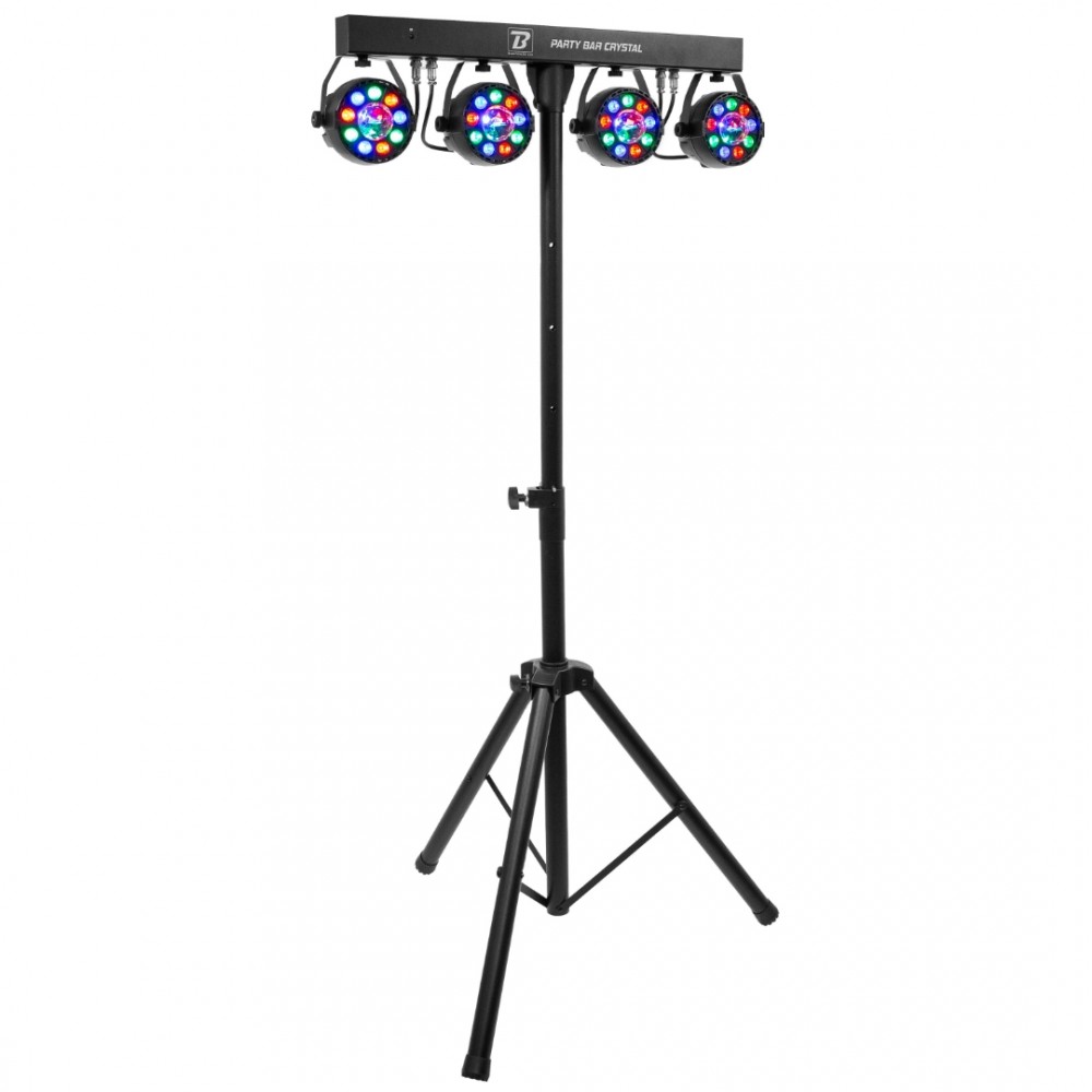 BOOMTONE DJ PARTYBAR CRYSTAL MKII | Μπάρα 4xRGBW Led με Τρίποδο Στήριξης BOOMTONE DJ PARTYBAR CRYSTAL MKII | Μπάρα 4xRGBW Led με Τρίποδο Στήριξης
