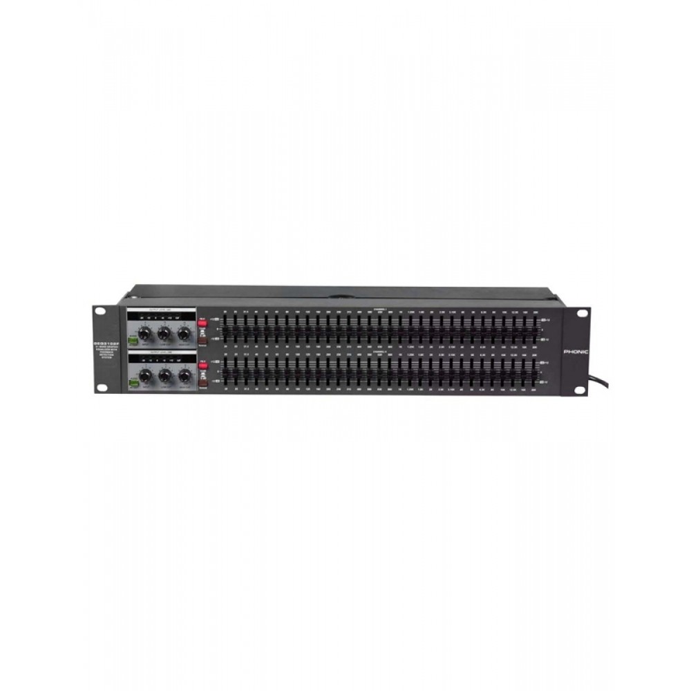 PHONIC GEQ-3102F Αναλογικό Equalizer 2 x 31 περιοχών