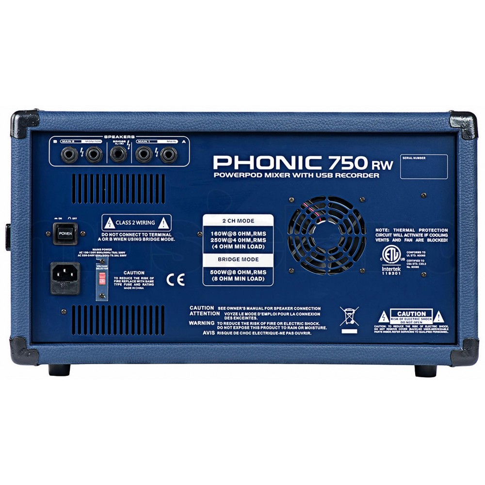 PHONIC Powerpod-750 RW Αυτοενισχυόμενη Κονσόλα PHONIC Powerpod-750 RW Αυτοενισχυόμενη Κονσόλα
