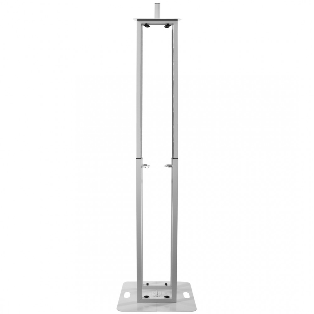 PLUGGER TOT200R WHITE | Επιδαπέδια Βάση Κεφαλής / Ηχείου με Λευκή Λύκρα, 106-195cm PLUGGER TOT200R WHITE | Επιδαπέδια Βάση Κεφαλής / Ηχείου με Λευκή Λύκρα, 106-195cm