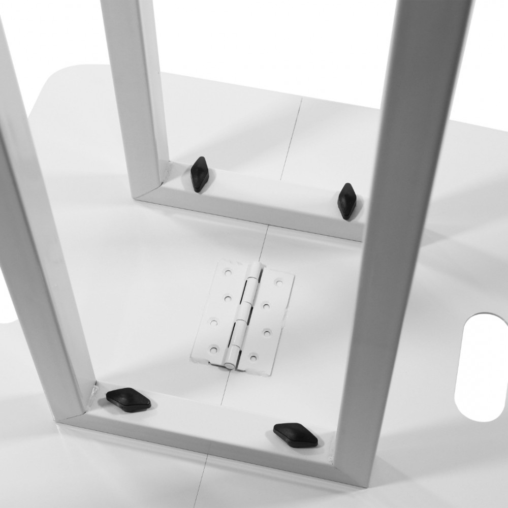 PLUGGER TOT200R WHITE | Επιδαπέδια Βάση Κεφαλής / Ηχείου με Λευκή Λύκρα, 106-195cm PLUGGER TOT200R WHITE | Επιδαπέδια Βάση Κεφαλής / Ηχείου με Λευκή Λύκρα, 106-195cm