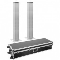 PLUGGER TOT200R WHITE | Επιδαπέδια Βάση Κεφαλής / Ηχείου με Λευκή Λύκρα, 106-195cm PLUGGER TOT200R WHITE | Επιδαπέδια Βάση Κεφαλής / Ηχείου με Λευκή Λύκρα, 106-195cm