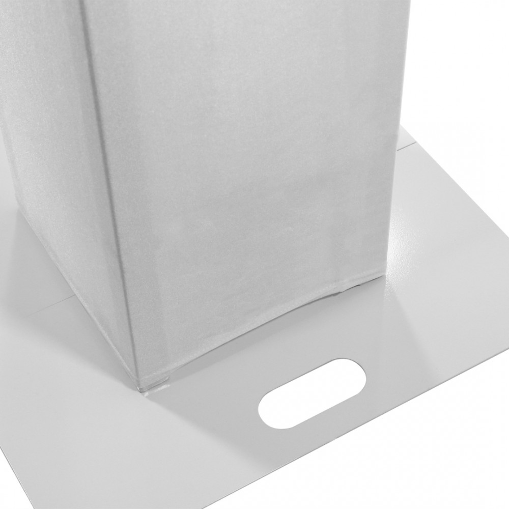 PLUGGER TOT200R WHITE | Επιδαπέδια Βάση Κεφαλής / Ηχείου με Λευκή Λύκρα, 106-195cm PLUGGER TOT200R WHITE | Επιδαπέδια Βάση Κεφαλής / Ηχείου με Λευκή Λύκρα, 106-195cm