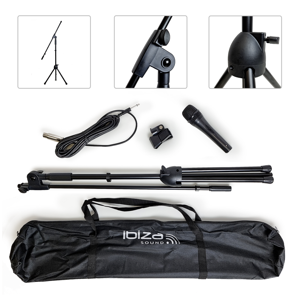 Ibiza Smpack Σετ Μικρόφωνο και βάση στήριξης