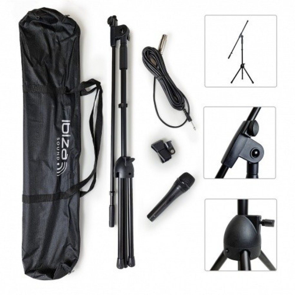 Ibiza Smpack Σετ Μικρόφωνο και βάση στήριξης