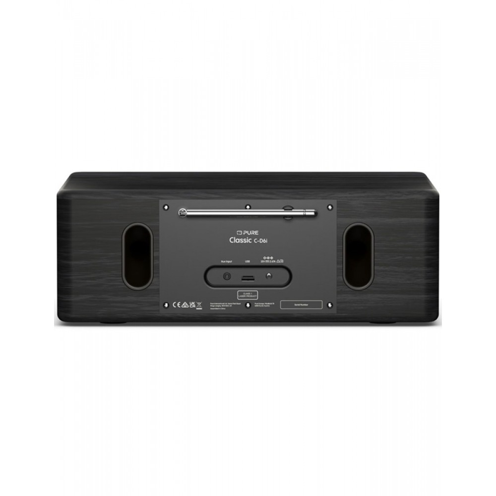 PURE Classic C-D6i Black Ash Δικτυακό Mini Ηχοσύστημα