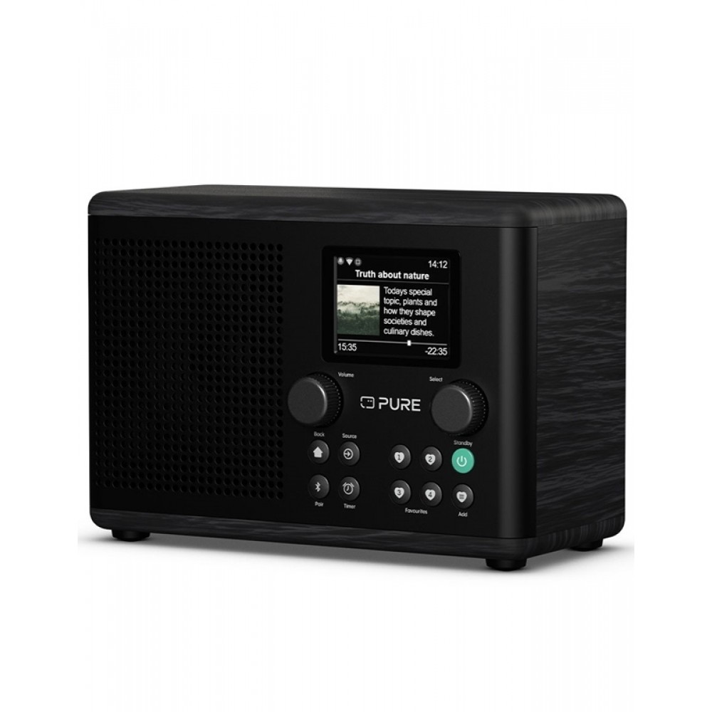 PURE Classic H4i Black Ash Δυκτιακό Ραδιόφωνο / DAB+ και Bluetooth