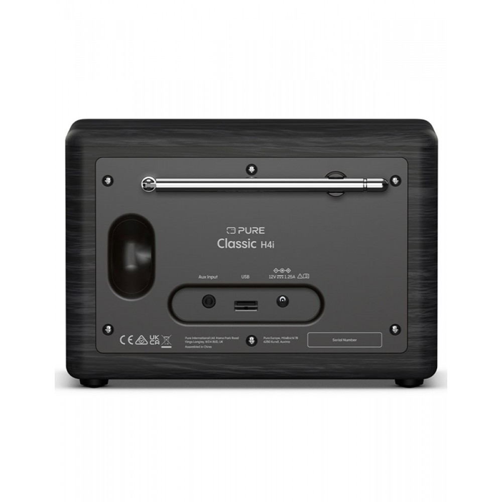 PURE Classic H4i Black Ash Δυκτιακό Ραδιόφωνο / DAB+ και Bluetooth