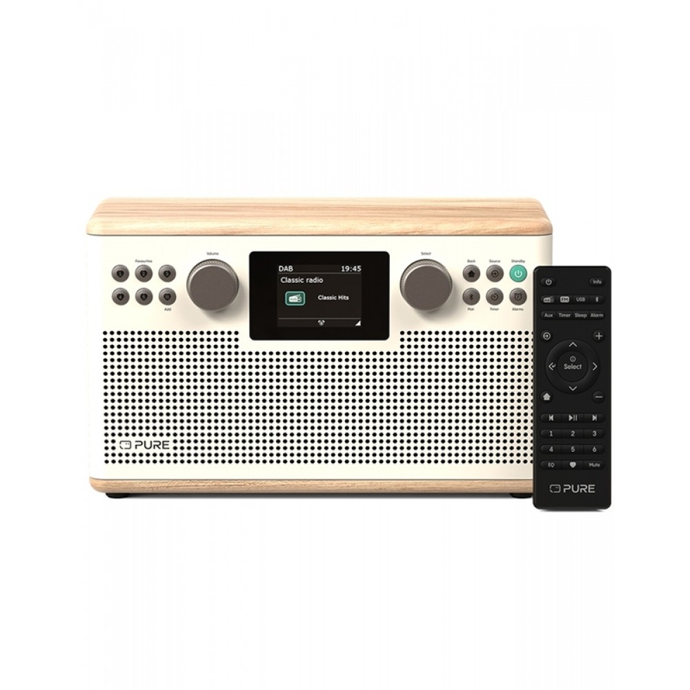 PURE CLASSIC H6 Mini Hχοσύστημα, Cotton White/Oak PURE CLASSIC H6 Mini Hχοσύστημα, Cotton White/Oak