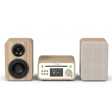 PURE Classic Stereo Mini Oλοκληρωμένο Hχοσύστημα με Bluetooth, Cotton White/Oak PURE Classic Stereo Mini Oλοκληρωμένο Hχοσύστημα με Bluetooth, Cotton White/Oak