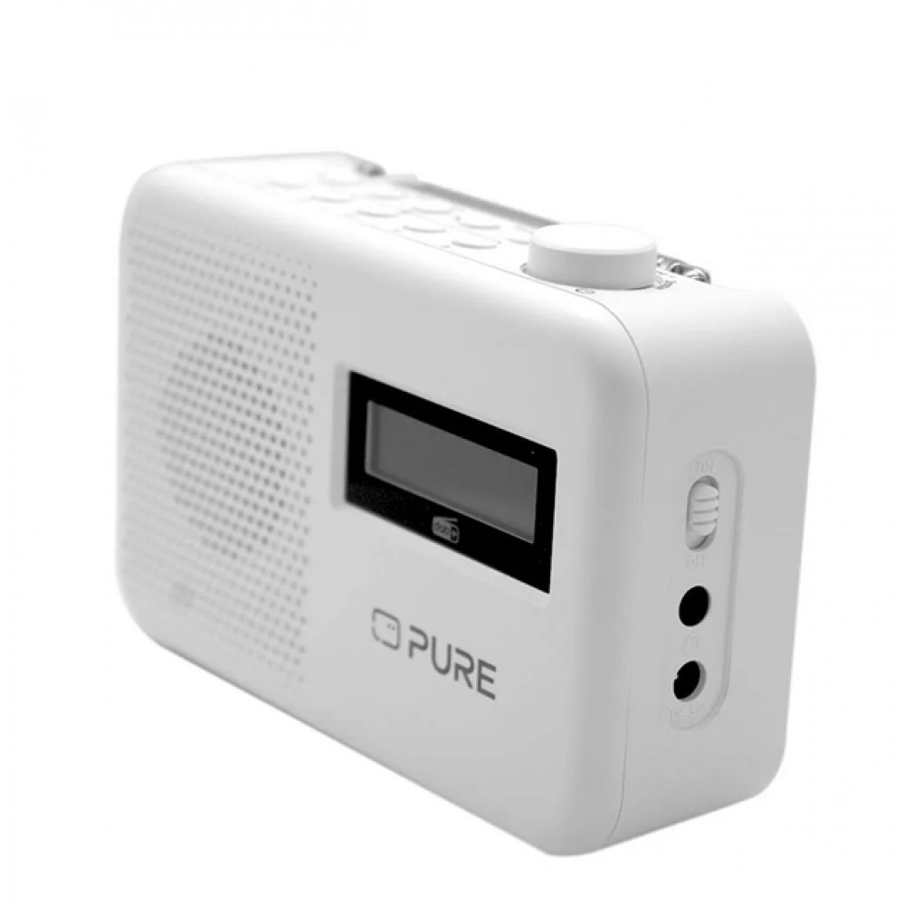 PURE Elan One 2 φορητό ψηφιακό ραδιόφωνο με DAB+ και Bluetooth, Λευκό