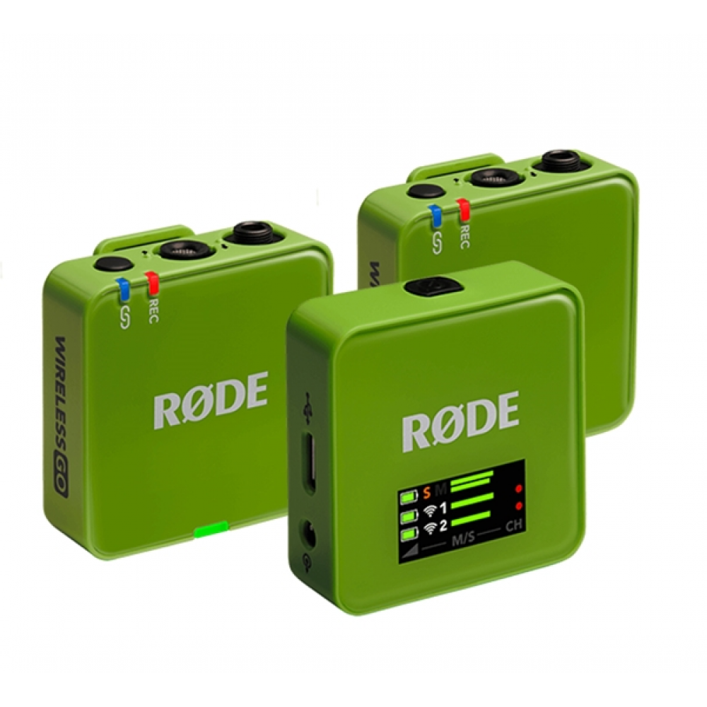 RODE Wireless GO 3RD GEN Green Ασύρματο Μικρόφωνο Πέτου (Σετ)