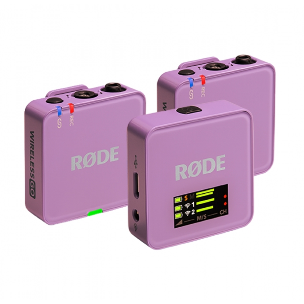 RODE Wireless GO 3RD GEN Lilac Ασύρματο Μικρόφωνο Πέτου (Σετ)