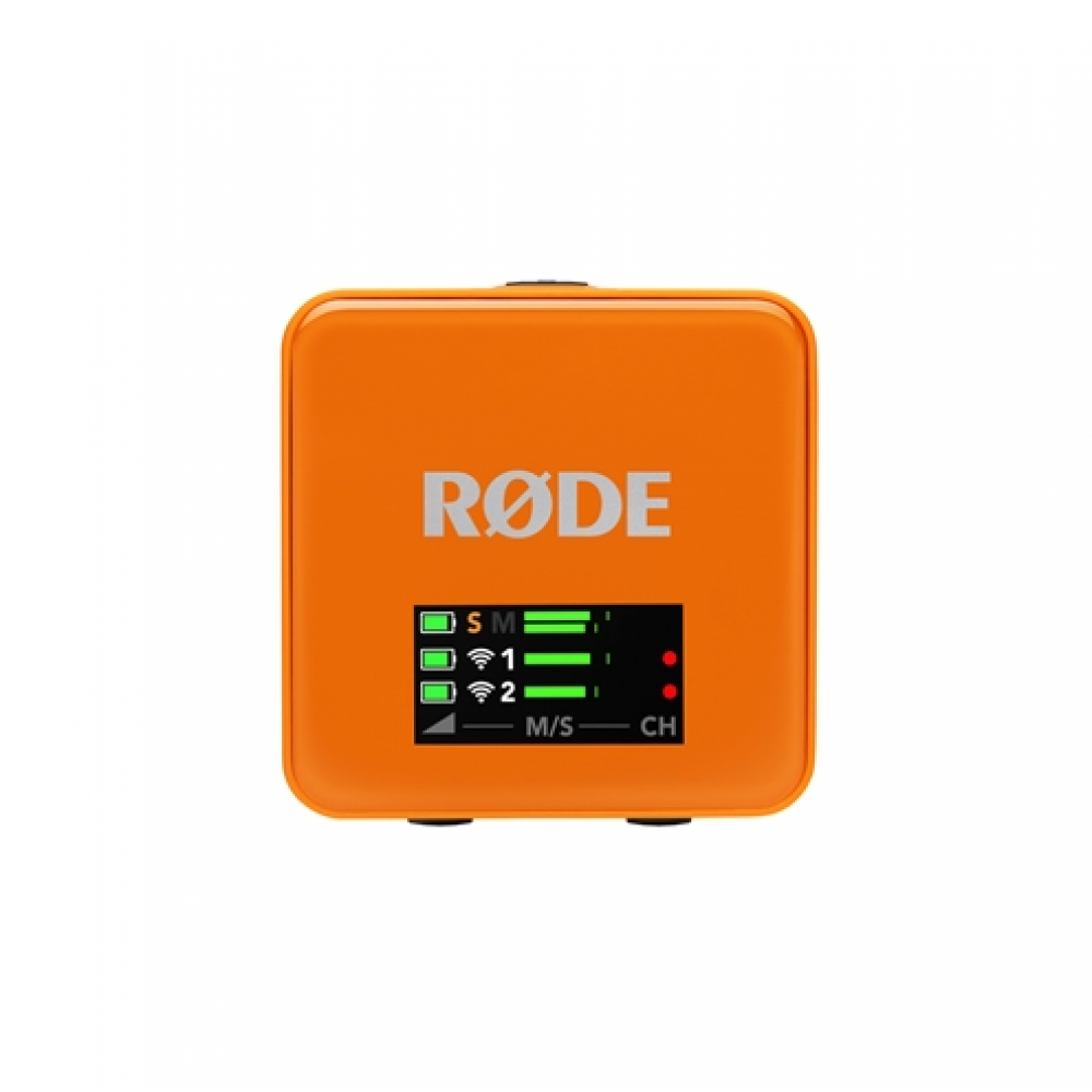 RODE Wireless GO 3RD GEN Orange Ασύρματο Μικρόφωνο Πέτου (Σετ)
