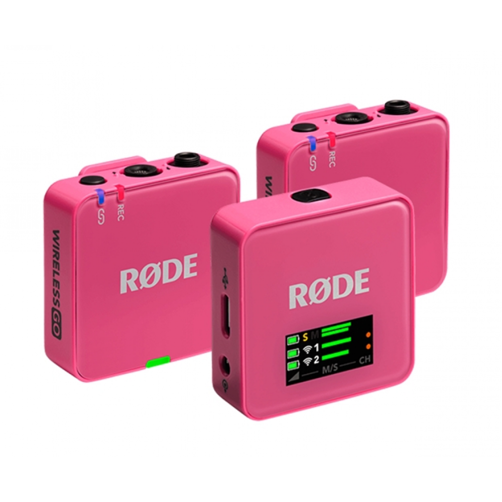 RODE Wireless GO 3RD GEN Pink Ασύρματο Μικρόφωνο Πέτου (Σετ)