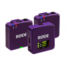 RODE Wireless GO 3RD GEN Purple Ασύρματο Μικρόφωνο Πέτου (Σετ)