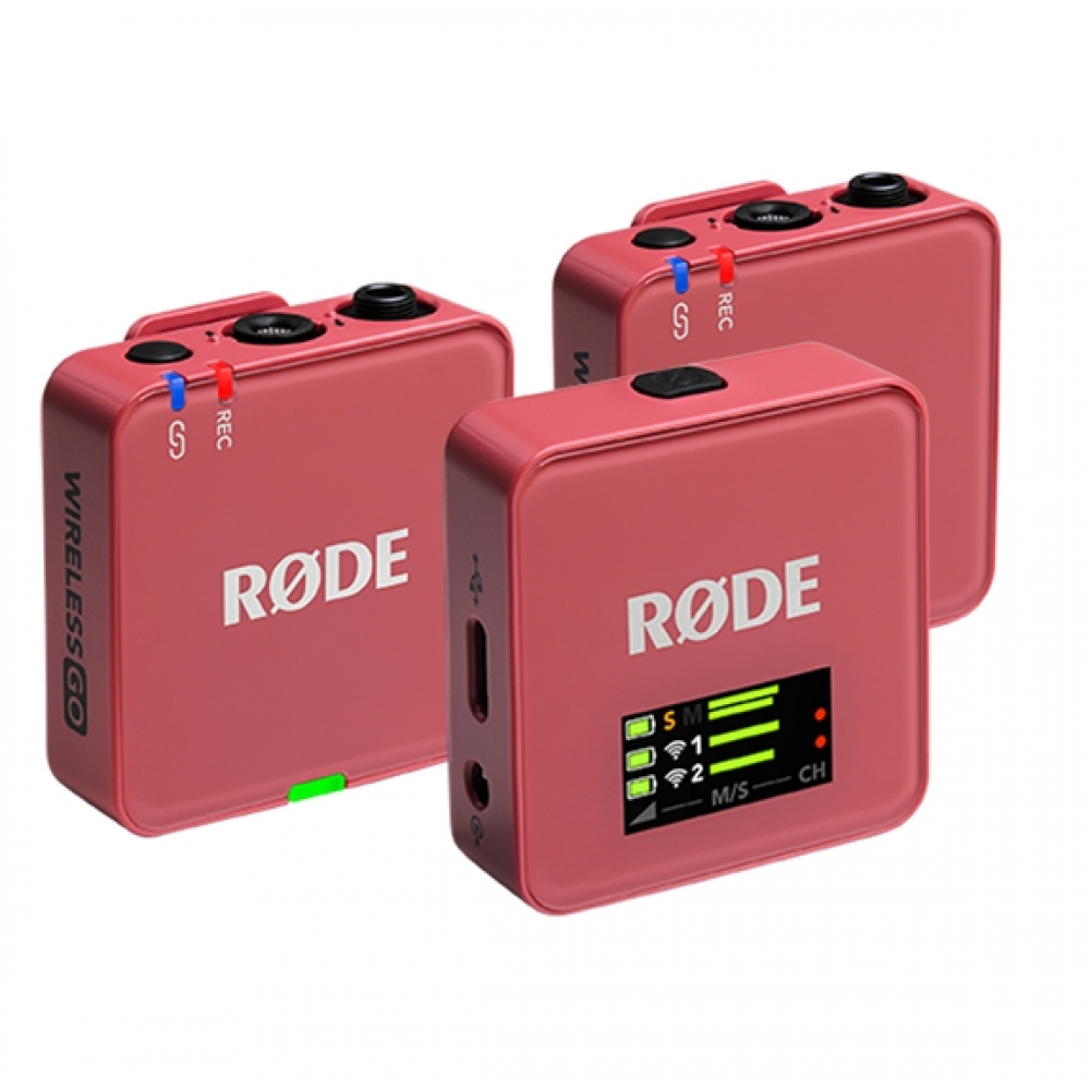 RODE Wireless GO 3RD GEN Rose Ασύρματο Μικρόφωνο Πέτου (Σετ)