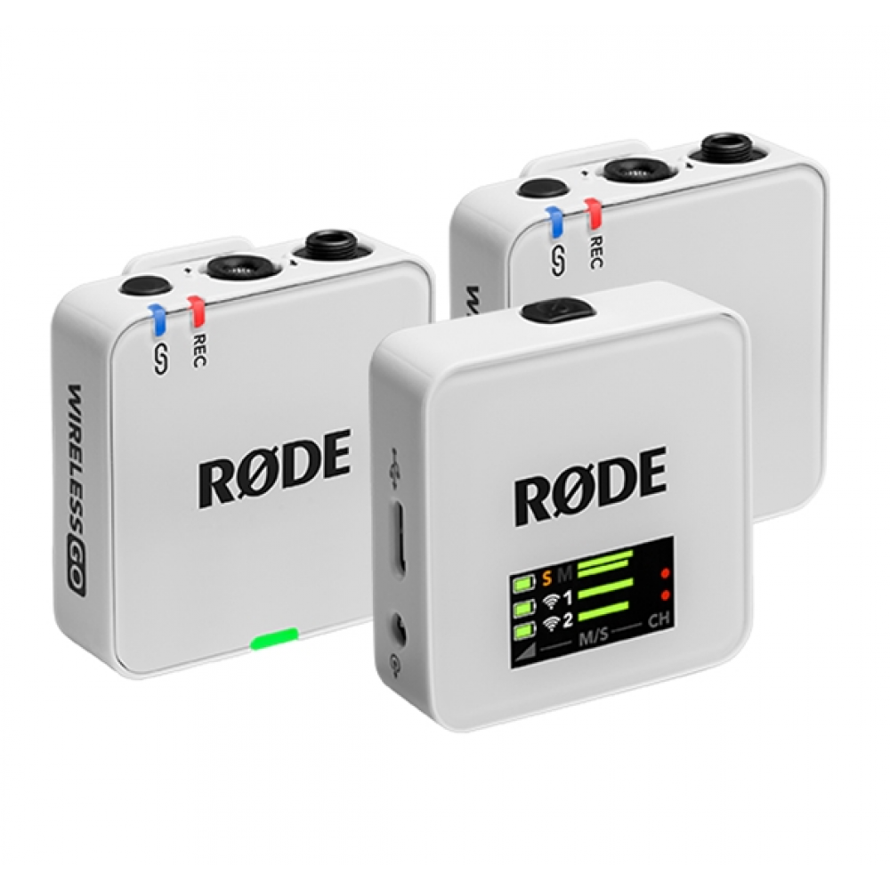 RODE Wireless GO 3RD GEN White Ασύρματο Μικρόφωνο Πέτου (Σετ)