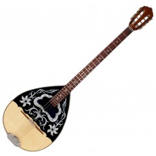 SOLIST ZN Professional Μπουζούκι Τετράχορδο  Μαύρη Φιγούρα Σατινέ