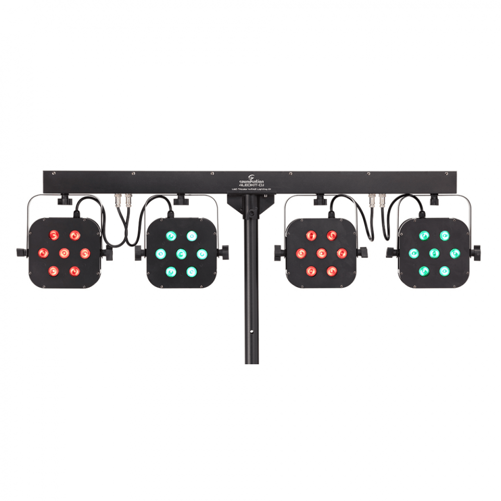 SOUNDSATION 4LEDKIT-DJ | Μπάρα με 7x3W LED Tricolor 4-PAR SOUNDSATION 4LEDKIT-DJ | Μπάρα με 7x3W LED Tricolor 4-PAR