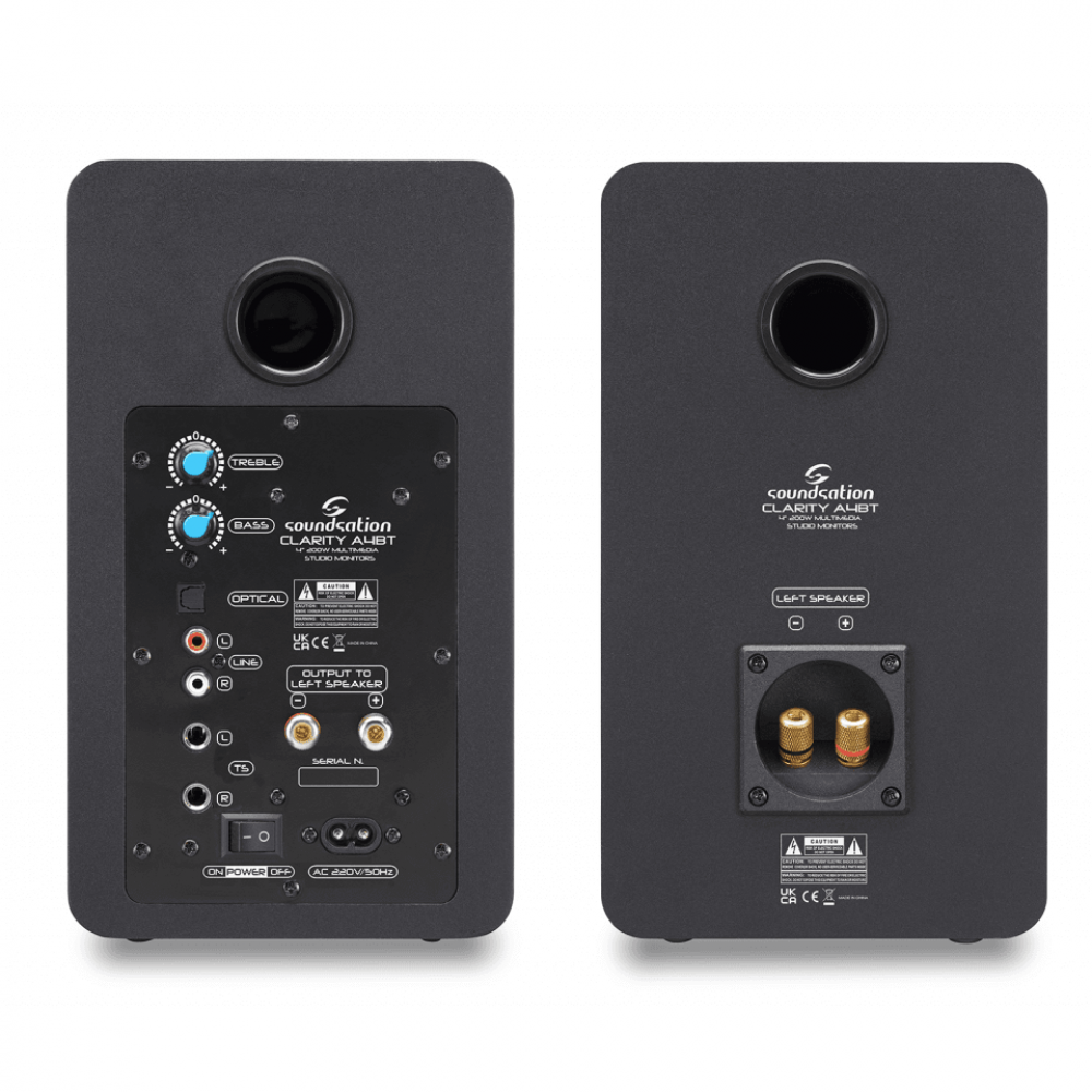 SOUNDSATION CLARITY A4BT | Ζεύγος Ηχεία Studio Monitor 4”, 50Wrms