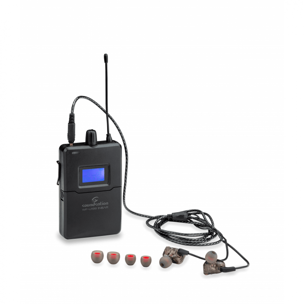 SOUNDSATION WFU199 INEAR | Σετ Ασύρματα In-Ear Monitor UHF 606-613.5 MHz SOUNDSATION WFU199 INEAR | Σετ Ασύρματα In-Ear Monitor UHF 606-613.5 MHz