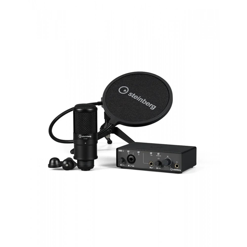 STEINBERG IXO Podcast Pack USB Kάρτα ΄Hχου Black