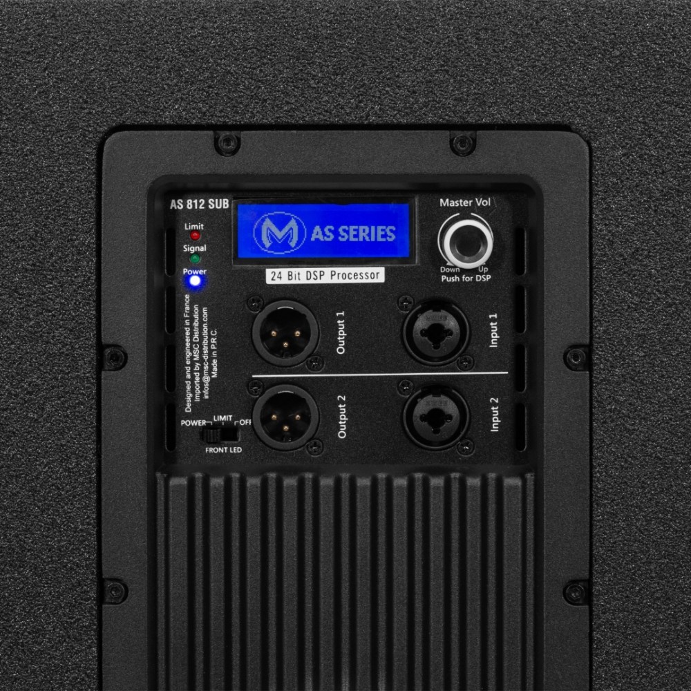 MAC MAH AS812 SUB | Αυτοενισχυόμενο Subwoofer 12