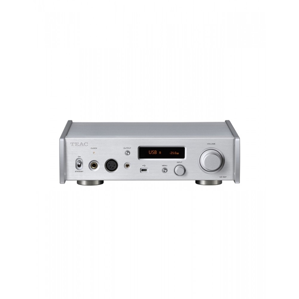 TEAC UD-507-Β Silver Bluetooth USB DAC / Προενισχυτής Aκουστικών TEAC UD-507-Β Silver Bluetooth USB DAC / Προενισχυτής Aκουστικών