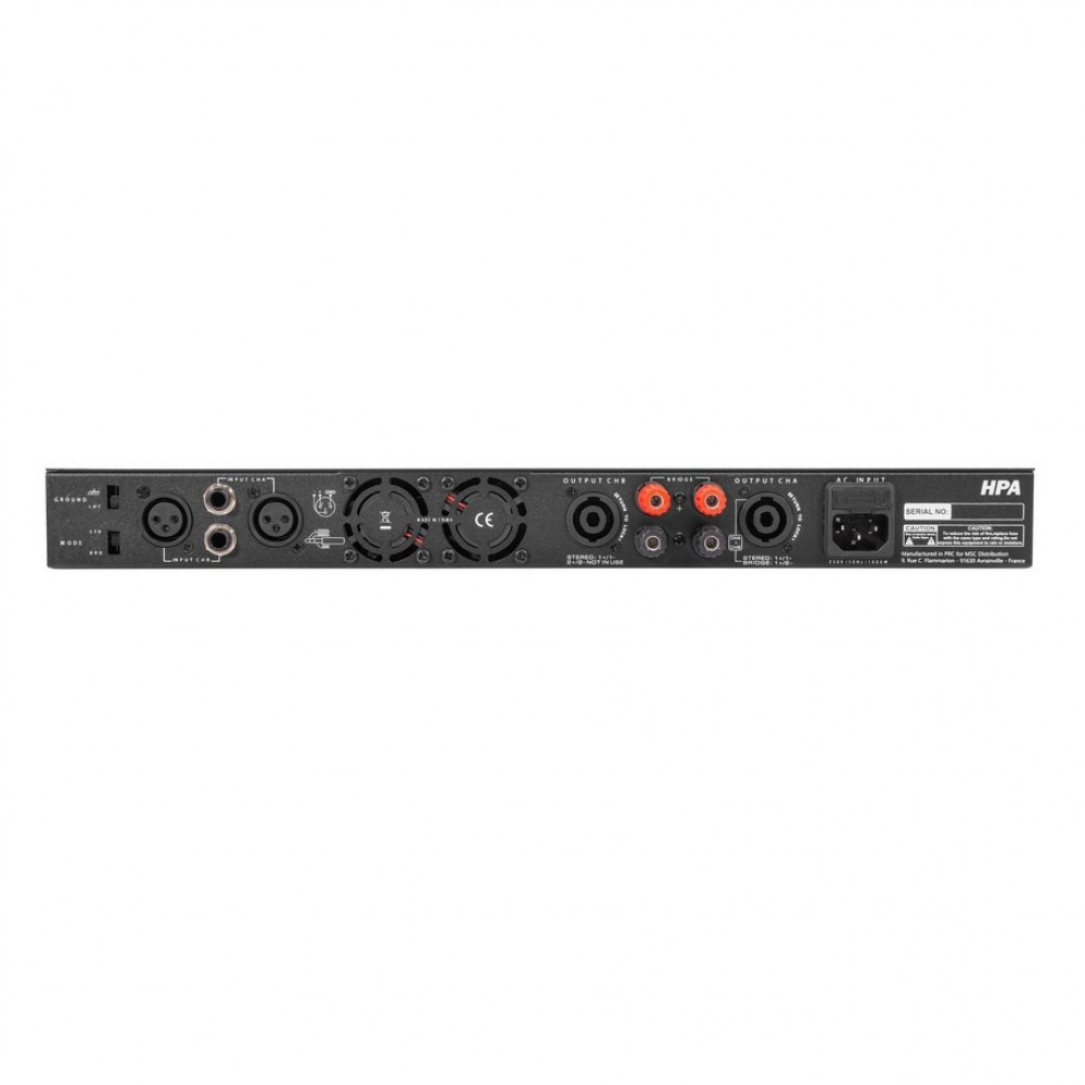 HPA DA600 | Τελικός Ενισχυτής Class D, 2x 450W/4Ω