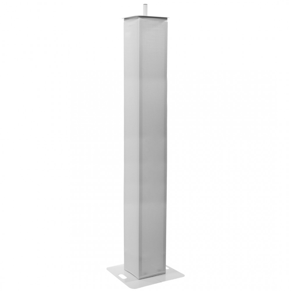 PLUGGER TOT200R WHITE | Επιδαπέδια Βάση Κεφαλής / Ηχείου με Λευκή Λύκρα, 106-195cm PLUGGER TOT200R WHITE | Επιδαπέδια Βάση Κεφαλής / Ηχείου με Λευκή Λύκρα, 106-195cm