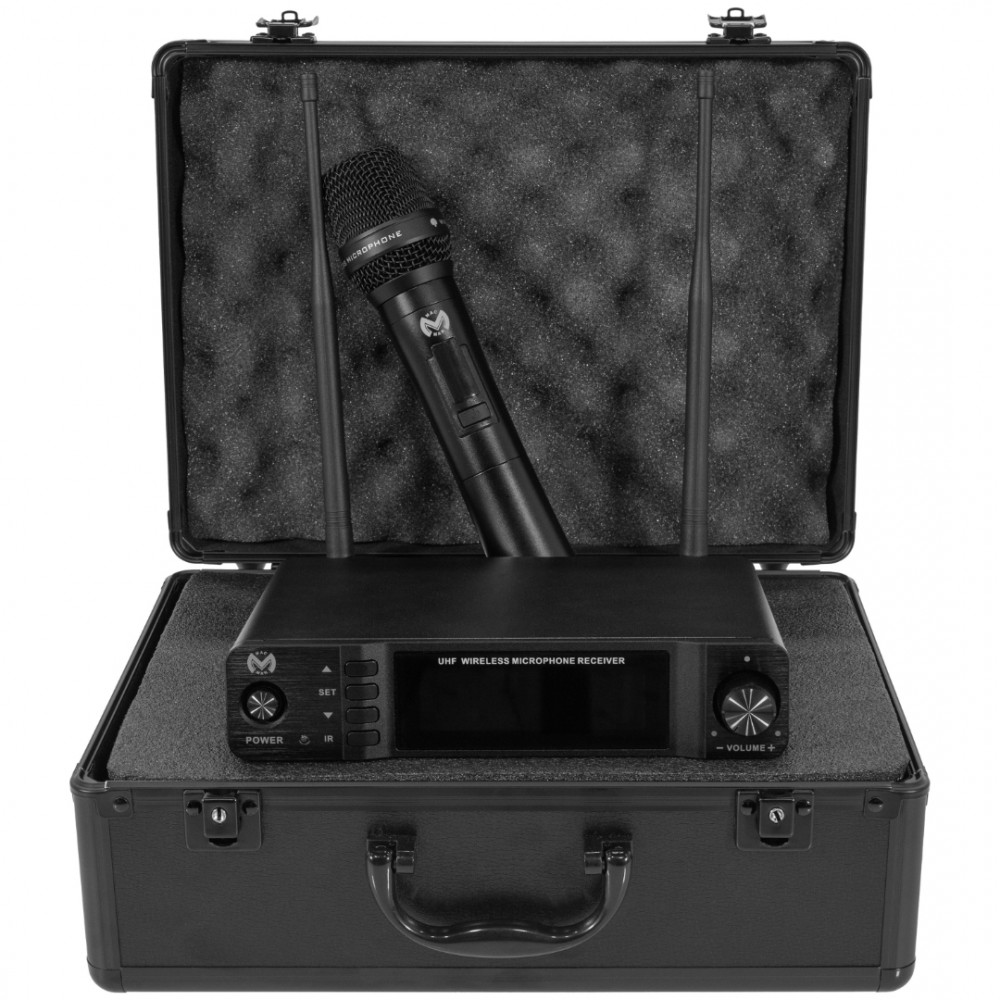 MAC MAH UHF 1000M Σετ 1x Ασύρματο Μικρόφωνο Χειρός UHF 640-690MHz με Δέκτη MAC MAH UHF 1000M Σετ 1x Ασύρματο Μικρόφωνο Χειρός UHF 640-690MHz με Δέκτη