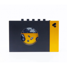 WE ARE REWIND Amy ασύρματο φορητό κασετόφωνο Bluetooth Kίτρινο Mαύρο