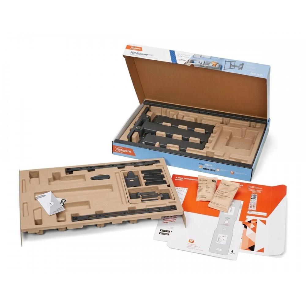 Vogel's TVM 3843 Full-Motion TV Wall Mount Black