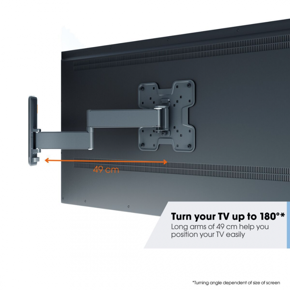 VOGELS TVM 3243 Full-Motion TV Wall Mount (black) 43"