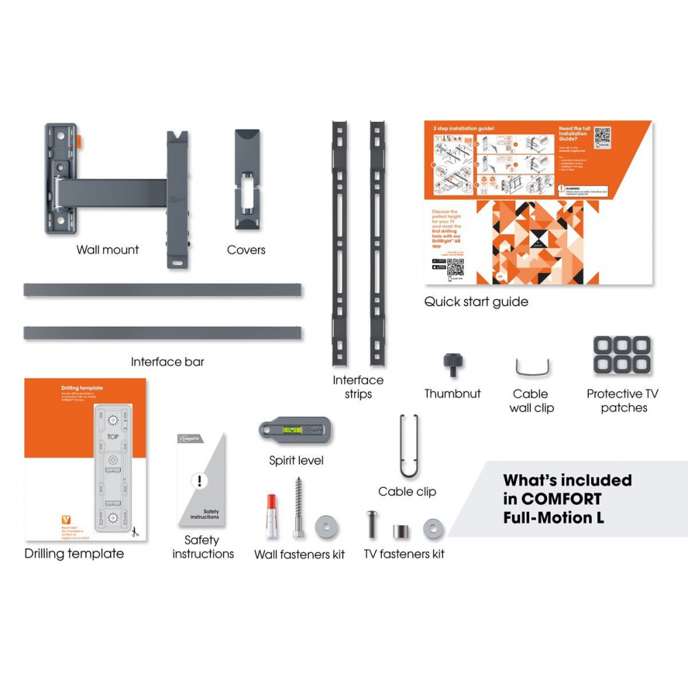VOGELS TVM 3623 Full-Motion TV Wall Mount 77"