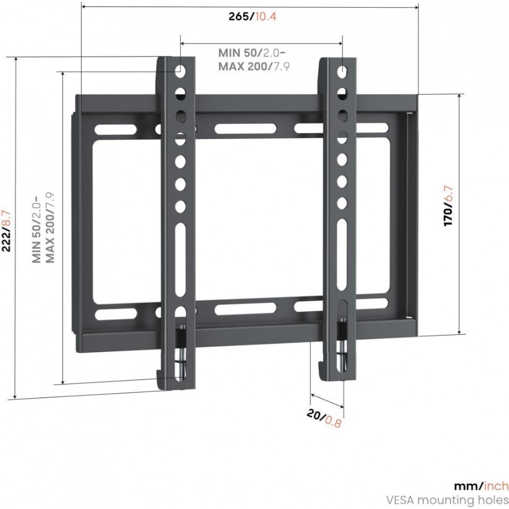 Vogel's UP 2003 Fixed TV Wall Mount S Vogel's UP 2003 Fixed TV Wall Mount S