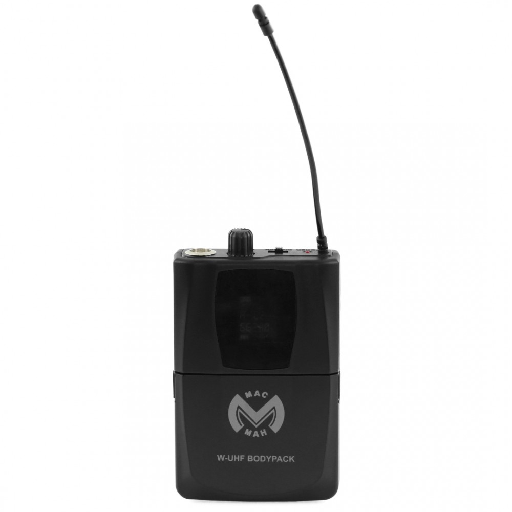 MAC MAH WUHF BODYPACK | Πομπός Bodypack 620-690Mhz, 2x 16 Κανάλια, για WUHF100M & WUHF200M