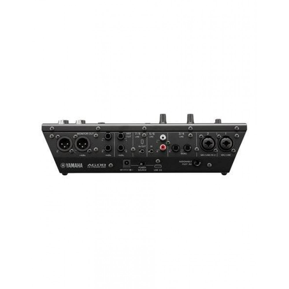 YAMAHA AG-08-BLACK Live Streaming Mixer