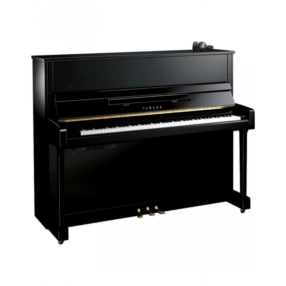 YAMAHA B2E SC3 PE Silent Όρθιο Πιάνο Μαύρο Γυαλιστερό